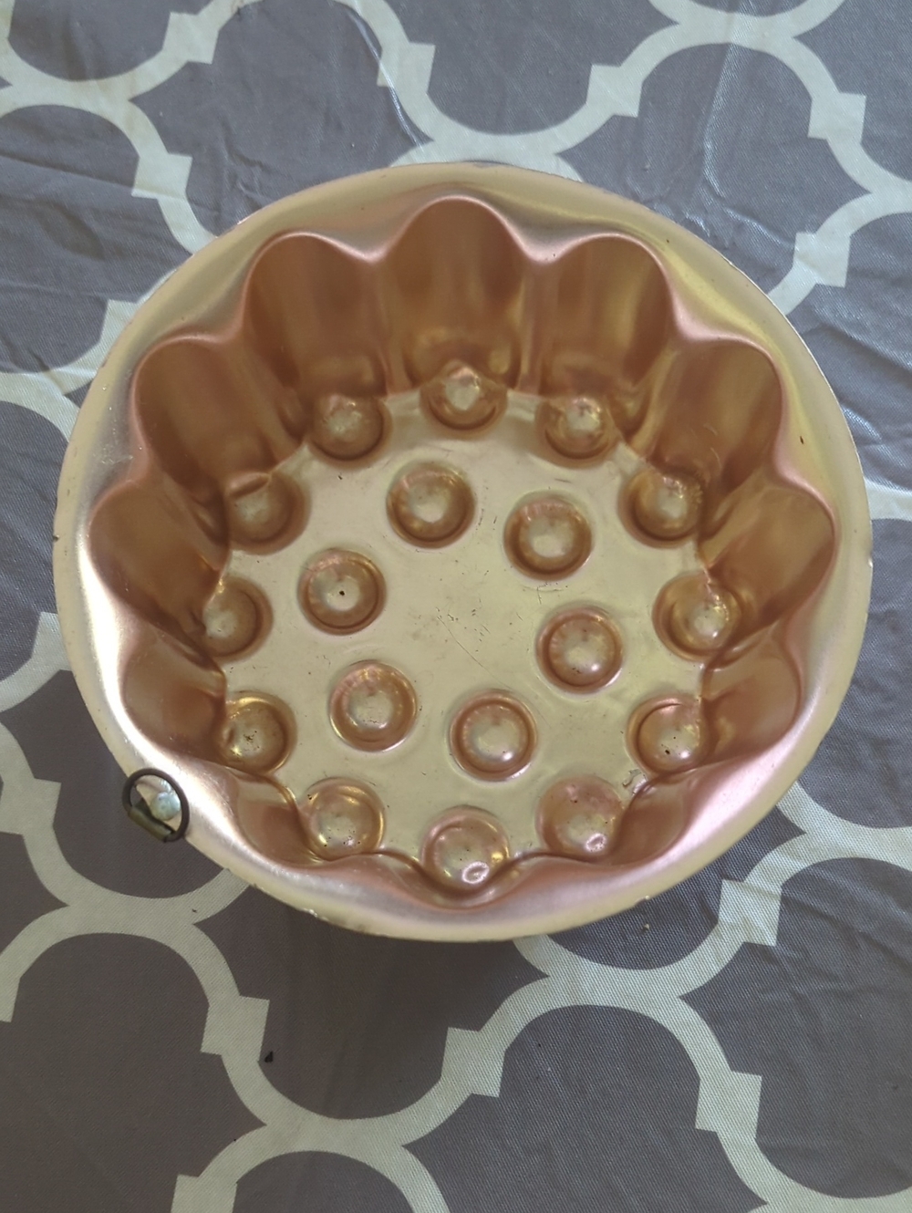 Copper Tone Bundt Cake Mold - Home Kitchen